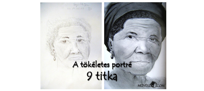 portré rajzolás